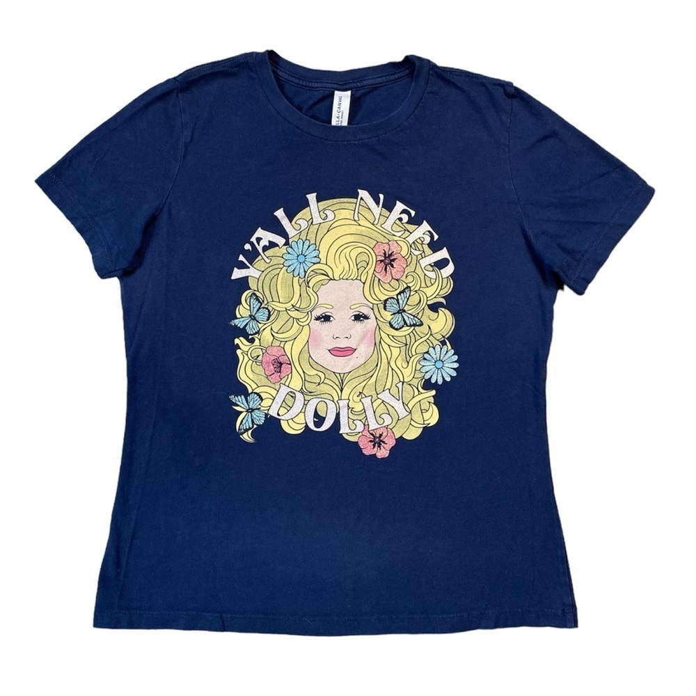 Y’all Need Dolly Graphic Sparkly T-shirt